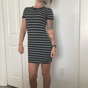 Striped T shirt Dress